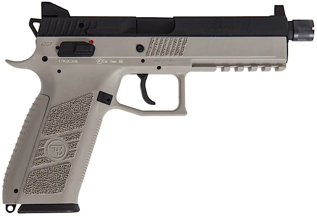 トイガン CZ P.09 ASG CZ P-09 GBB with CO2 Magazine and 14mm CCW Threaded